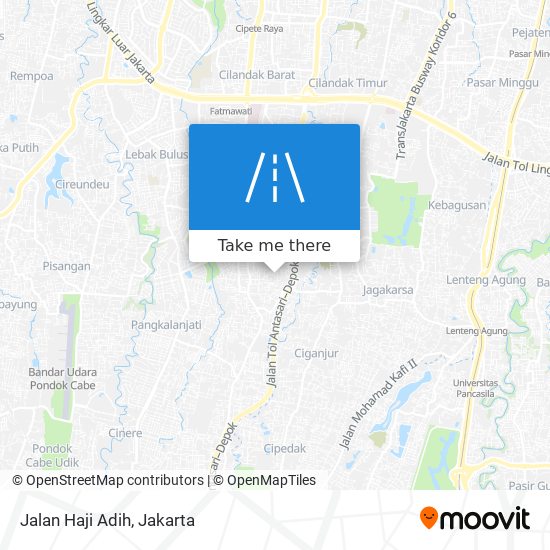 Jalan Haji Adih map