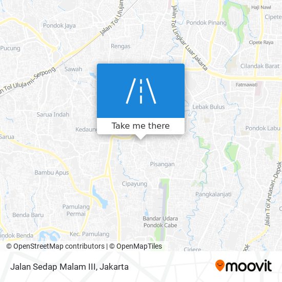 Jalan Sedap Malam III map