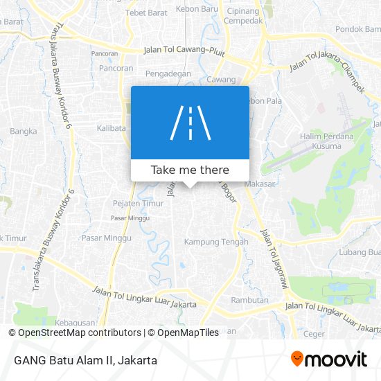 GANG Batu Alam II map