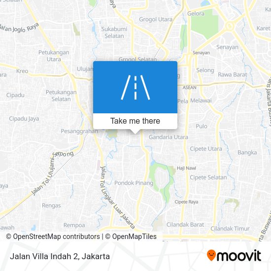 Jalan Villa Indah 2 map