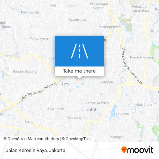 Jalan Kerosin Raya map