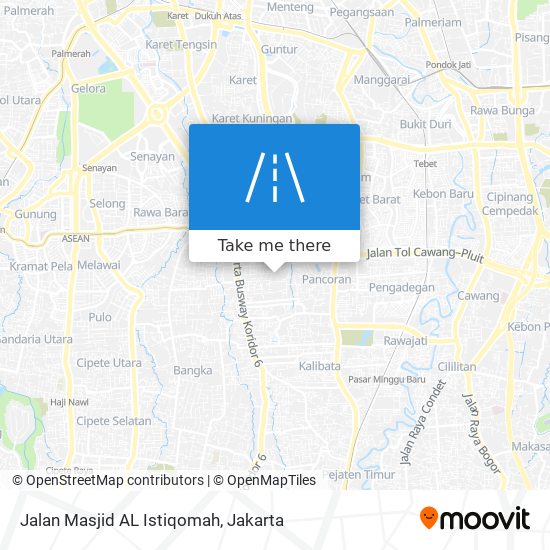 Jalan Masjid AL Istiqomah map