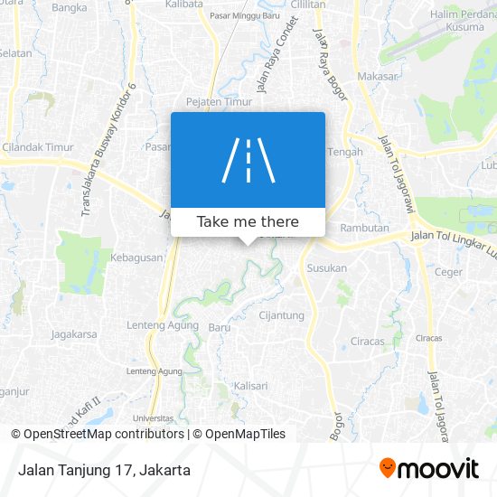 Jalan Tanjung 17 map