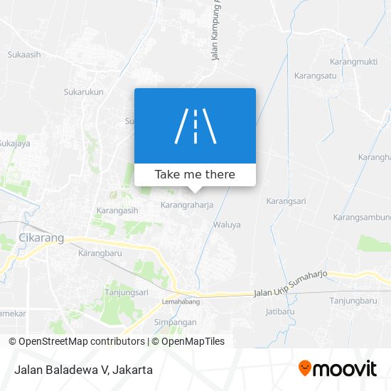 Jalan Baladewa V map