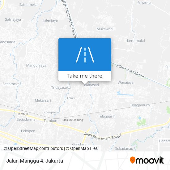 Jalan Mangga 4 map