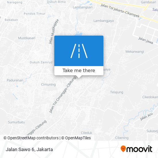 Jalan Sawo 6 map