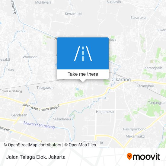 Jalan Telaga Elok map