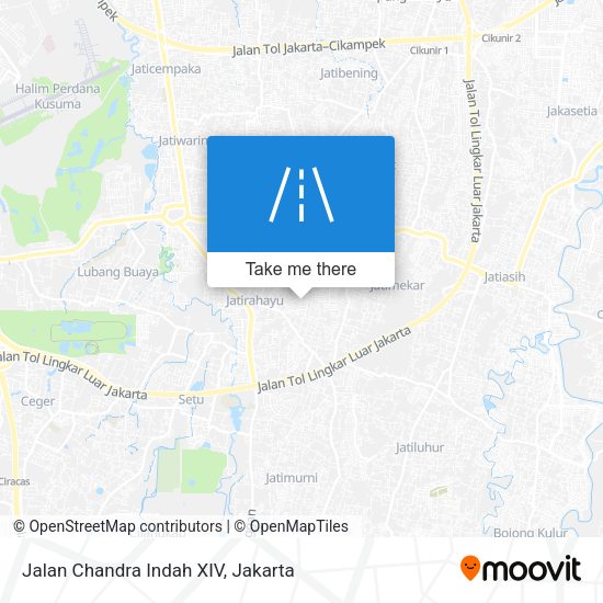 Jalan Chandra Indah XIV map