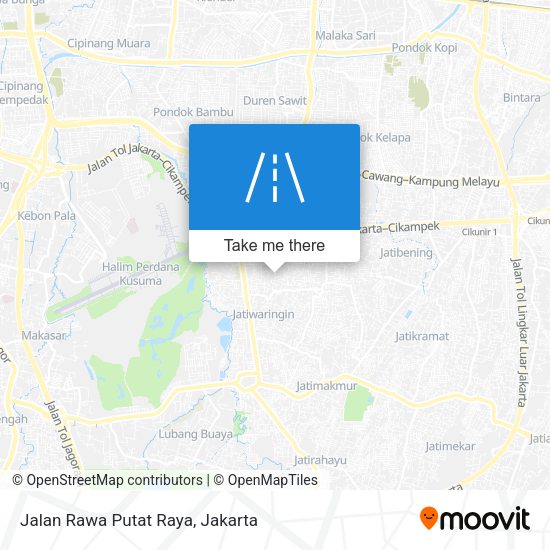 Jalan Rawa Putat Raya map