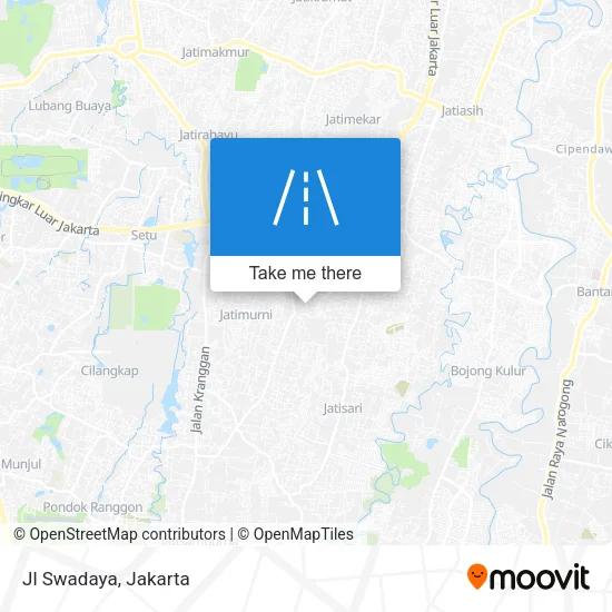 Jl Swadaya map