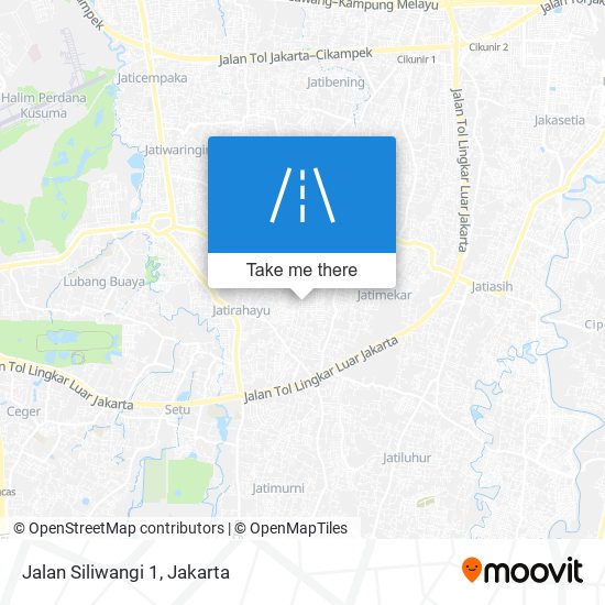 Jalan Siliwangi 1 map