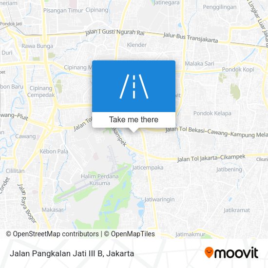 Jalan Pangkalan Jati III B map