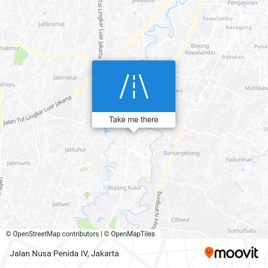 Jalan Nusa Penida IV map
