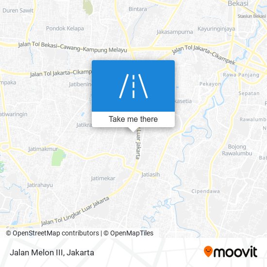 Jalan Melon III map