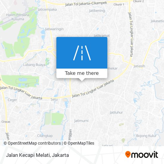 Jalan Kecapi Melati map