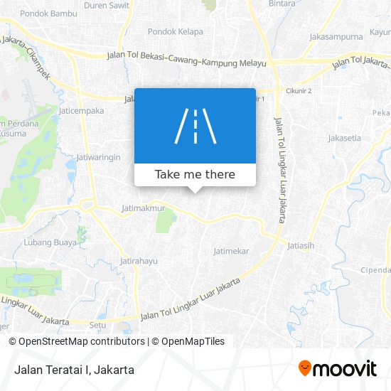 Jalan Teratai I map