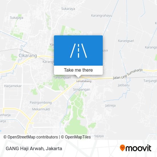 GANG Haji Arwah map