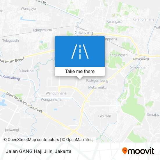 Jalan GANG Haji Ji'In map