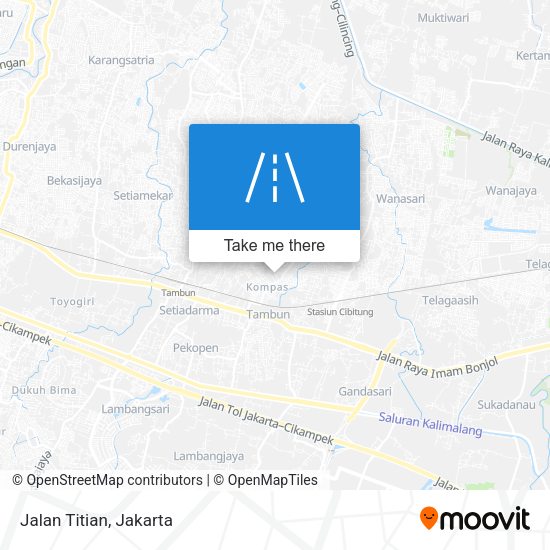 Jalan Titian map