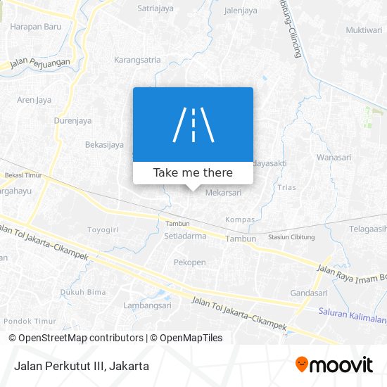 Jalan Perkutut III map