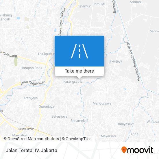 Jalan Teratai IV map