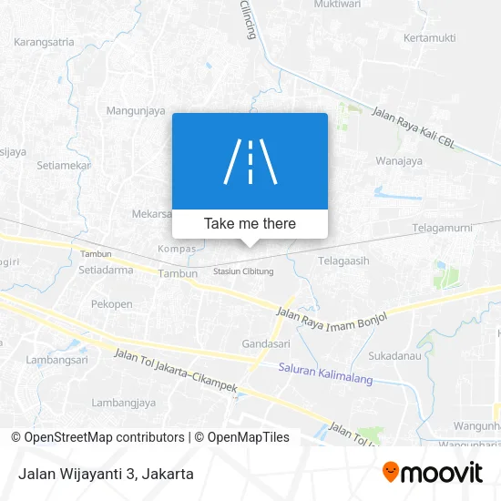 Jalan Wijayanti 3 map