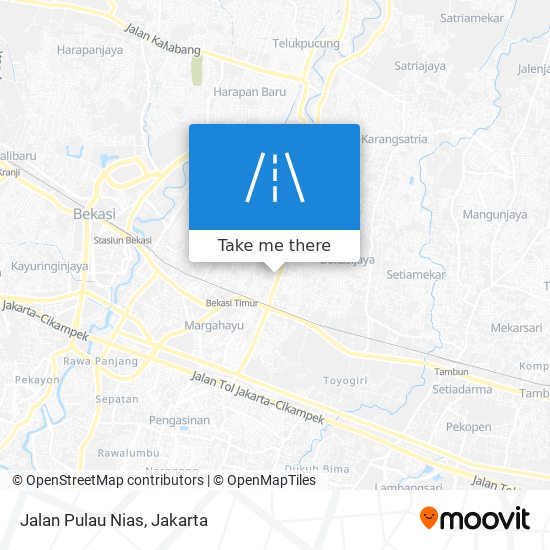 Jalan Pulau Nias map