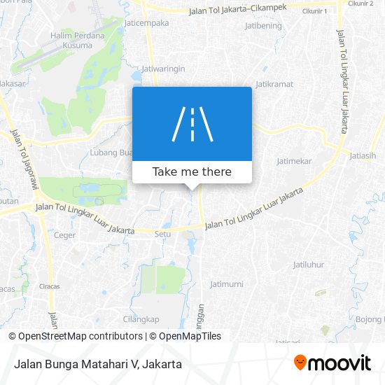 Jalan Bunga Matahari V map