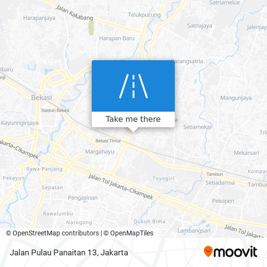 Jalan Pulau Panaitan 13 map