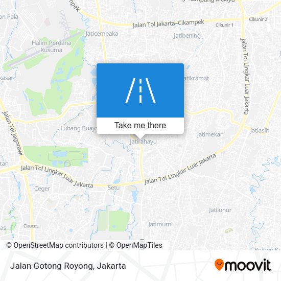 Jalan Gotong Royong map