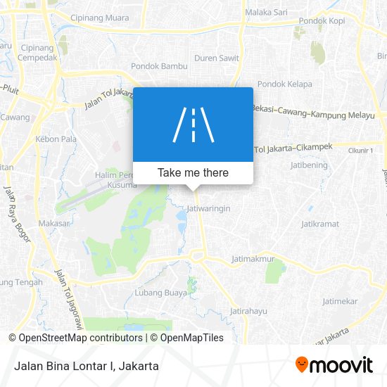 Jalan Bina Lontar I map