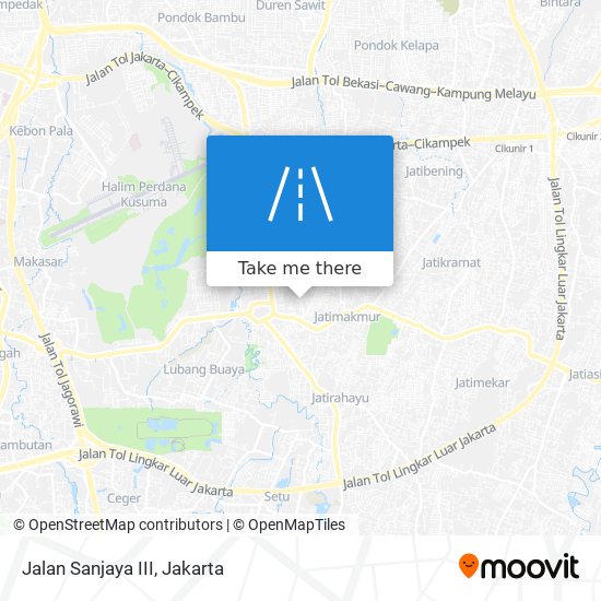 Jalan Sanjaya III map