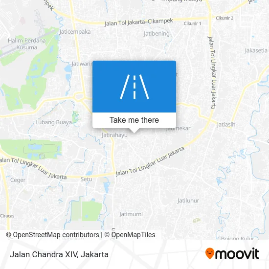 Jalan Chandra XIV map