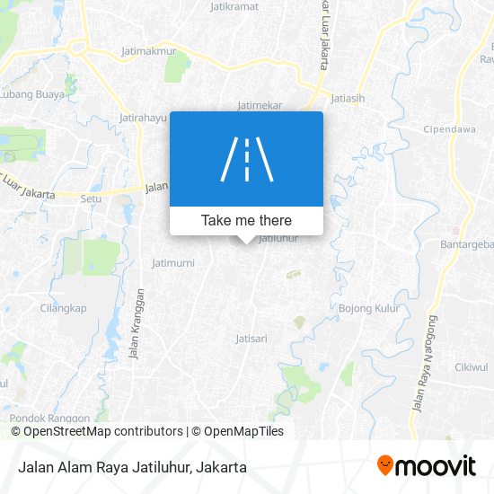 Jalan Alam Raya Jatiluhur map