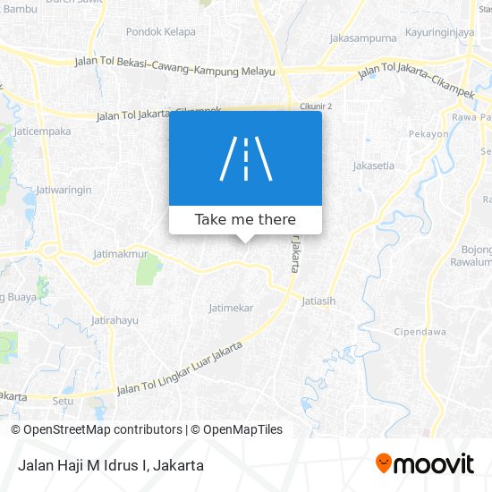 Jalan Haji M Idrus I map