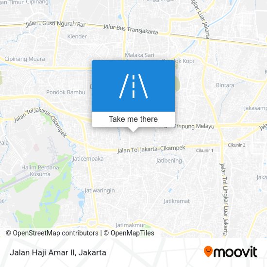 Jalan Haji Amar II map