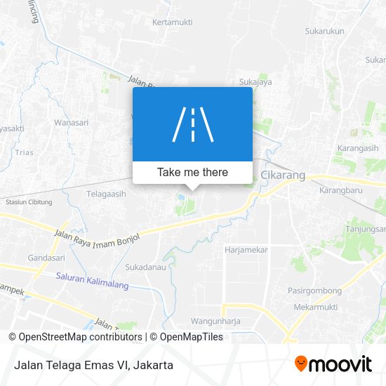 Jalan Telaga Emas VI map