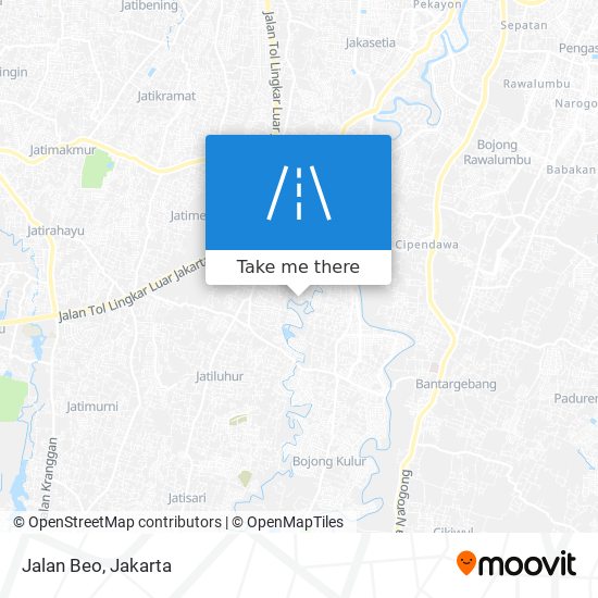 Jalan Beo map