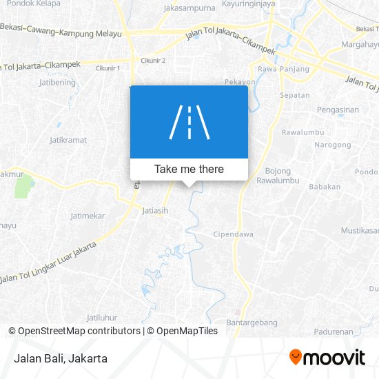 Jalan Bali map
