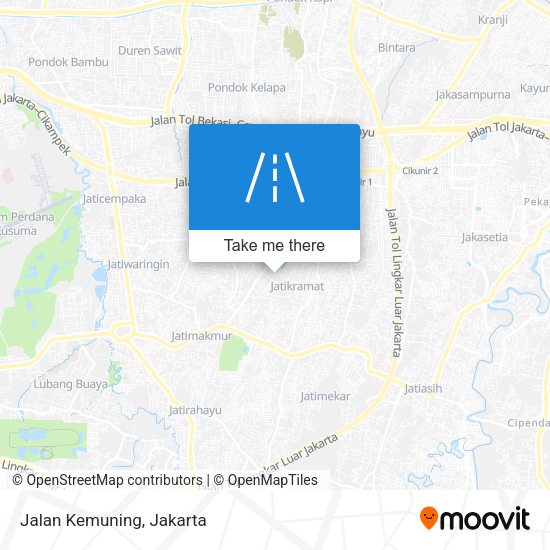 Jalan Kemuning map