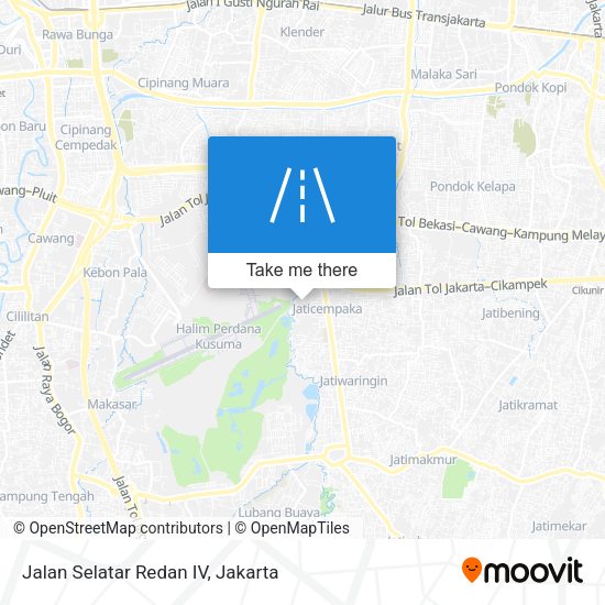 Jalan Selatar Redan IV map