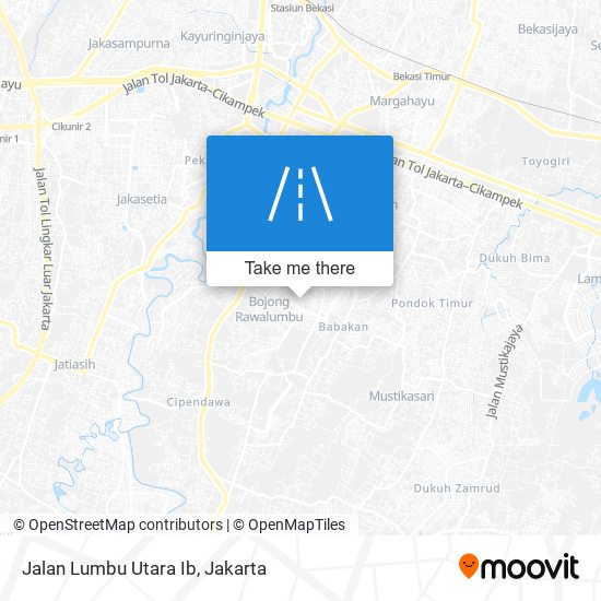 Jalan Lumbu Utara Ib map