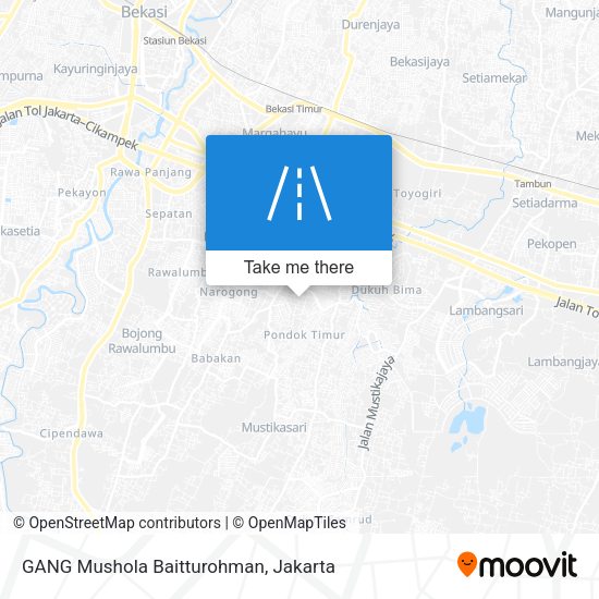 GANG Mushola Baitturohman map