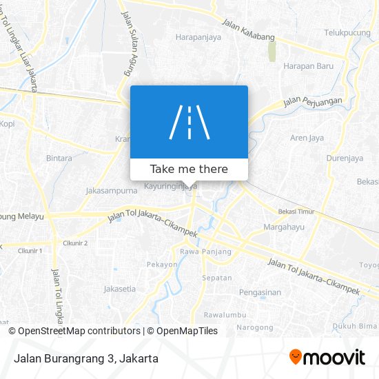 Jalan Burangrang 3 map