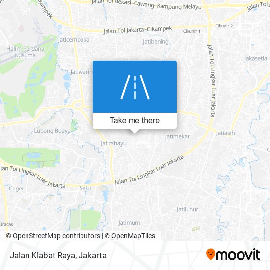 Jalan Klabat Raya map