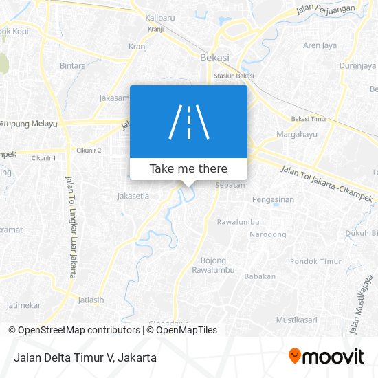 Jalan Delta Timur V map