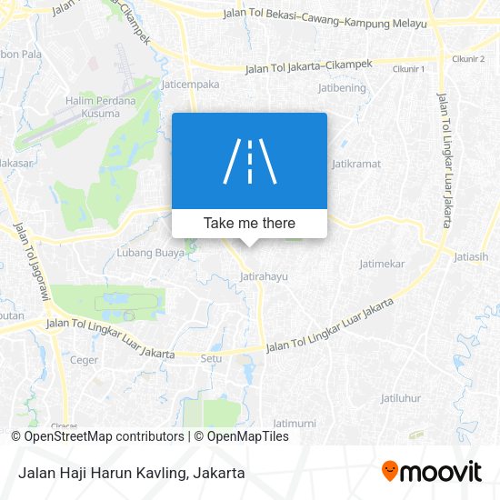 Jalan Haji Harun Kavling map