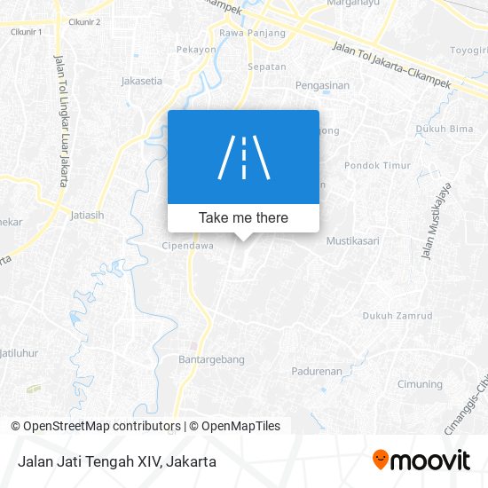 Jalan Jati Tengah XIV map