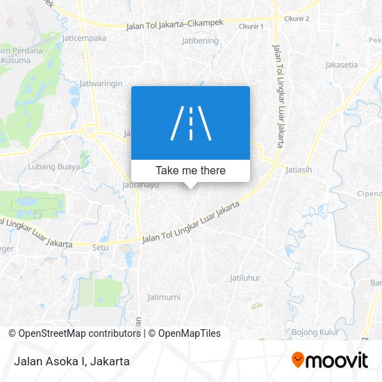 Jalan Asoka I map