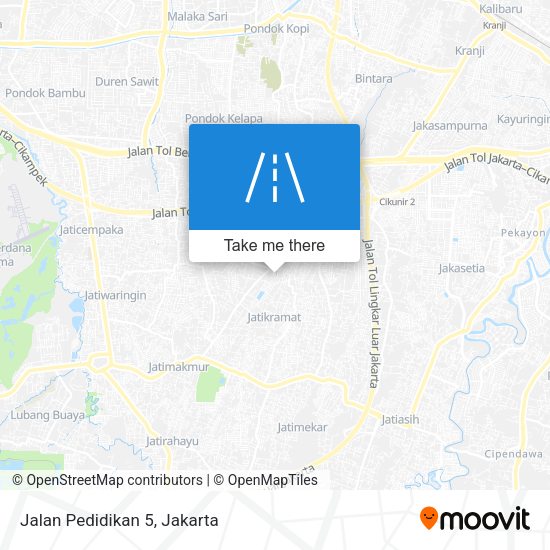 Jalan Pedidikan 5 map